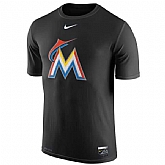 Miami Marlins Nike Collection Legend Logo 1.5 Performance WEM T-Shirt - Black,baseball caps,new era cap wholesale,wholesale hats